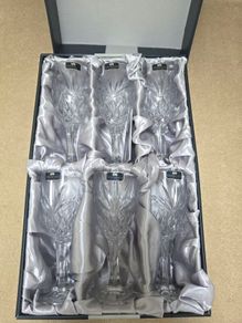 Newbridge Crystal Wine Glasses 6 set