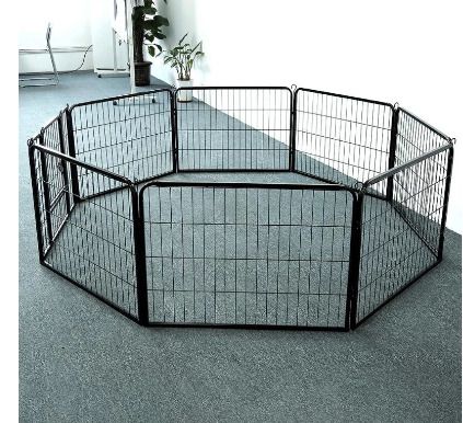 BRAND NEW Pet Dog Fence Foldable Dog Crate Dog Safe Guard Install Home Playpen