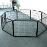 BRAND NEW Pet Dog Fence Foldable Dog Crate Dog Safe Guard Install Home Playpen Image 4