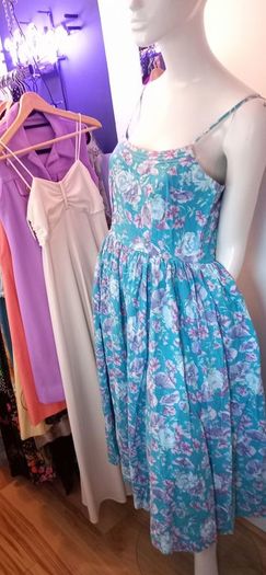 Laura Ashley 1980s Vintage Dress