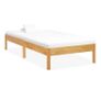 Bed Frame Solid Oak Wood 100x200 cm Image 8
