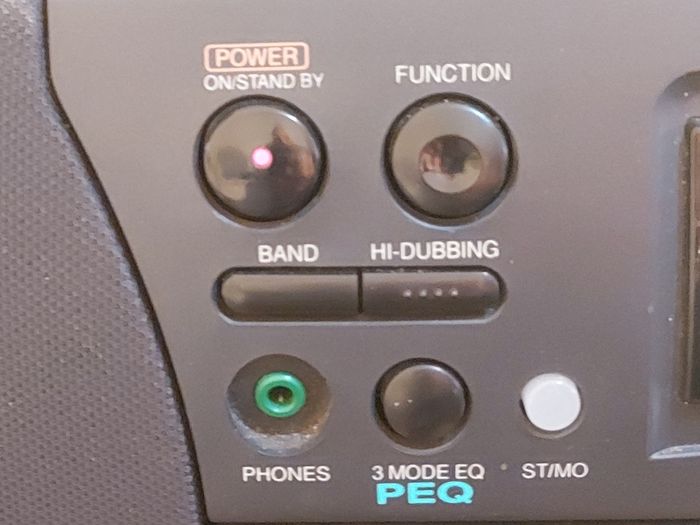 Samsung CD Player Stereo Radio Cassette Recorder, Model RCD-1650, Dual Tape Deck and Radio working fine, CD Player struggling to spin