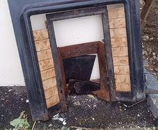cast iron fireplace