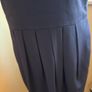 Paul Costelloe Collection Shift / Sleeveless Navy Dress with Signature Lining - Size 12 Image 2