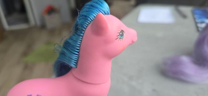 Happy Hugs Sweet Kisses Sister Ponies HTF MLP G1 My Little Pony