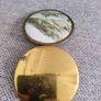 Vintage ladies vanity mirror An Irish Jaunting Car made in England brass and solid hinge and not polished circa 1960's FREE STANDARD POSTAGE INCLUDED Image 4
