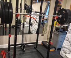 Weight lifting rack
