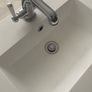 Lucca 500 Matt White Wall Hung Vanity Unit Complete with Basin & Taps Image 5