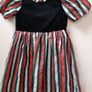vintage velvet/taffeta dress 7/8 yrs Image 2