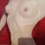 Marilyn Monroe oil painting in wooden frame Image 3