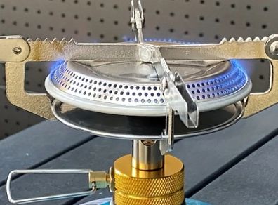 Camping gas mini stove. NO gas included