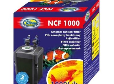 Aqua Nova NCF-1000 External Filter for Aquarium 200-300L