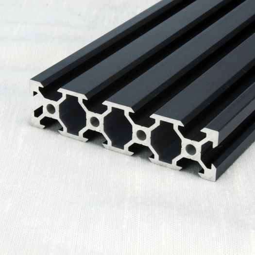 V slot 2080 Linear Rail Black Aluminium Extrusion