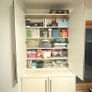 Freestanding High-Gloss Utility or Larder Press and Tumble Dryer Storage Image 2