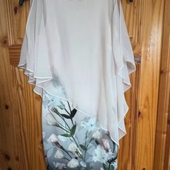 Coast Floral Cape Dress