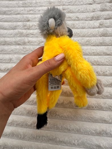 Nature Planet Re-pets Plush Monkey Hanging Yellow approx. 25 cm. Used Please see photos