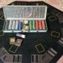 poker table (foldable) with chip set Image 2