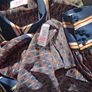 Lovely Savida Navy Mix Blouse M Image 4