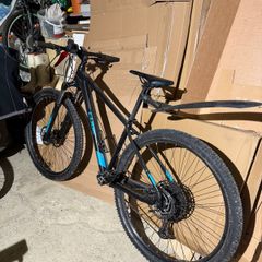 Cube Analog Hardtail Bike - Black/Petrol