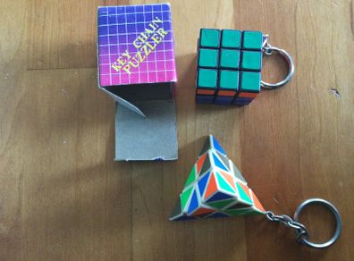 Rubiks cube key rings
