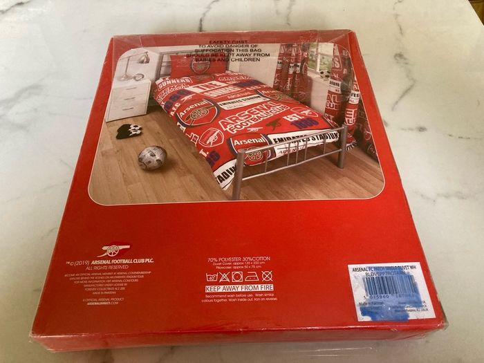 Official Arsenal Single Duvet Set