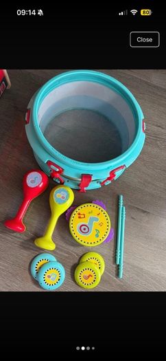kids drumset toy