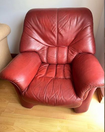 FREE leather armchair in perfect condition FREE