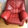 FREE leather armchair in perfect condition FREE Image 4