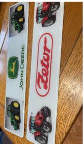 John Deere and Zetor tractor