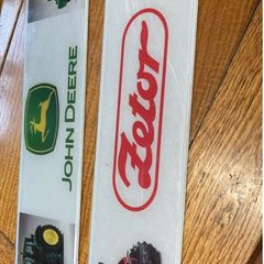 John Deere and Zetor tractor
