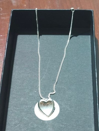 sterling silver heart necklace