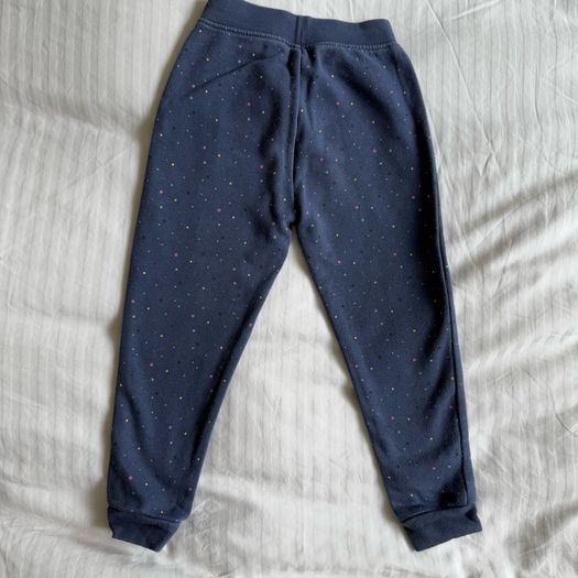 Navy spotted joggers
