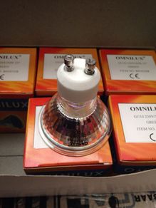 230v 50w GU10 Downlighter Lighting Green Bulbs x 10 ( Most Colours Available )