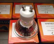 230v 50w GU10 Downlighter Lighting Green Bulbs x 10 ( Most Colours Available )