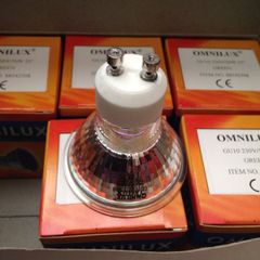 230v 50w GU10 Downlighter Lighting Green Bulbs x 10 ( Most Colours Available )