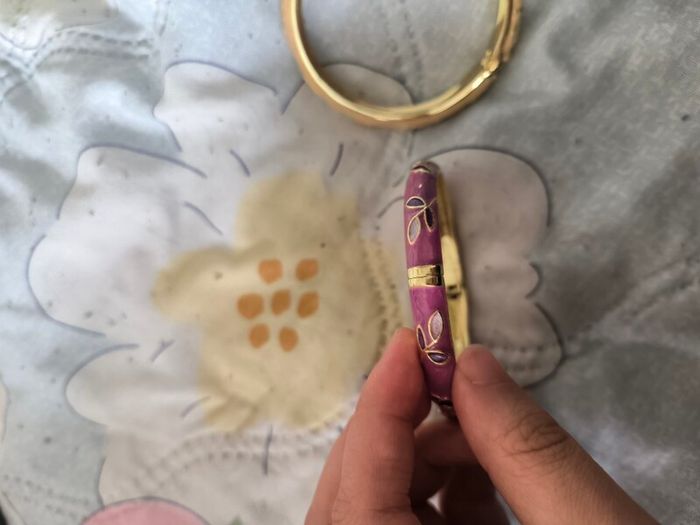 enamel bracelet vintage style