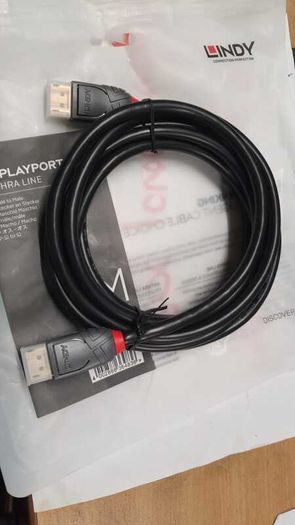 Lindy DisplayPort 1.2 Cable 3M | Male to Male