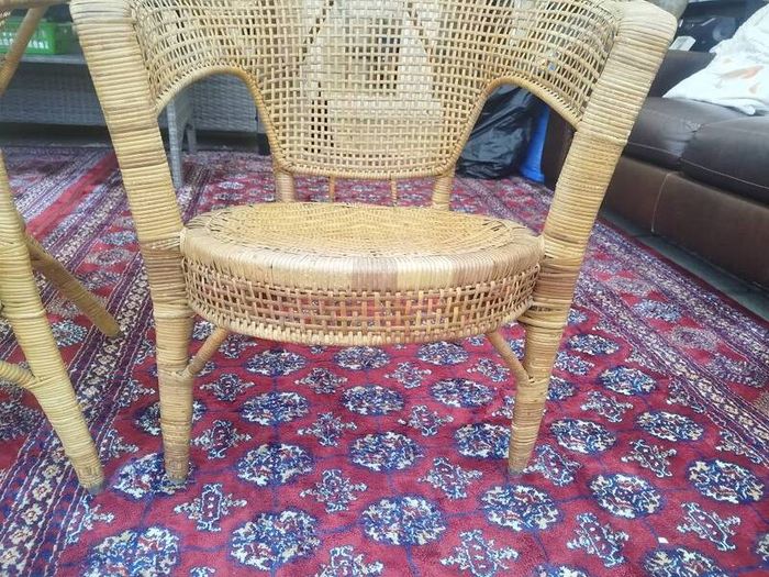 Vintage Ratan Tub Chairs