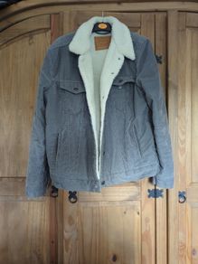 Gray/White Levis Sherpa Jacket