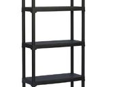 BRAND NEW 5 Shelves black for home organizer