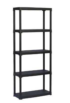 BRAND NEW 5 Shelves black for home organizer