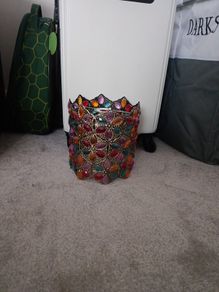 Colourful lampshade