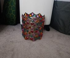 Colourful lampshade