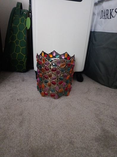 Colourful lampshade