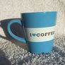 BURGER KING - a special edition I LOVE COFFEE blue mug (2012) Image 3