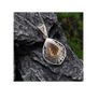 Boho Style Necklace with a Sun Stone - lovely gift Image 4