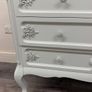 Beautiful Vintage Style Dresser Matching Bedside Table Complete Set Image 2