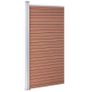 Fence Panel WPC 95x186 cm Brown Image 3