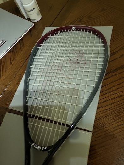 Squash racket and case