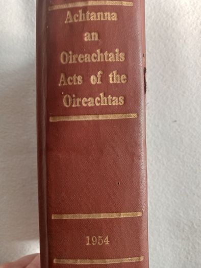 The acts of the Oireachtas passed in the year 1954